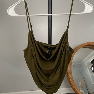 Forever 21 Corset Crop Top